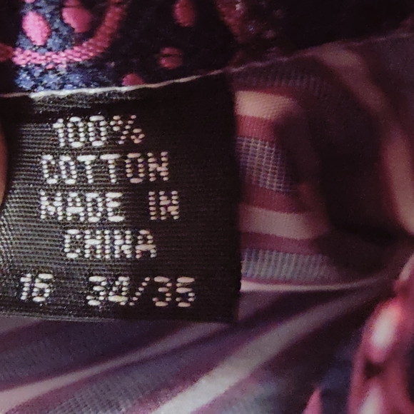 British Laundry by Christopher Wicks Men's Button Down Dress Shirt, 16 (34/35) - Picture 4 of 13